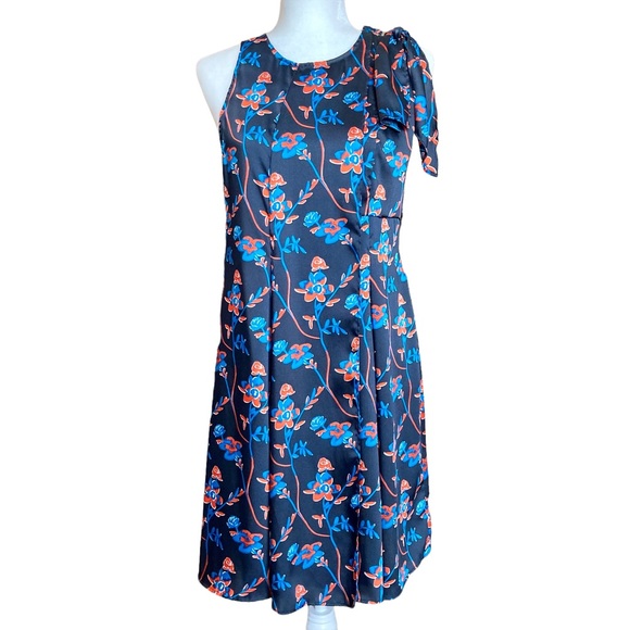 Thakoon Collection floral dress black daisy printed mini dress - Sz 4 - Picture 6 of 16